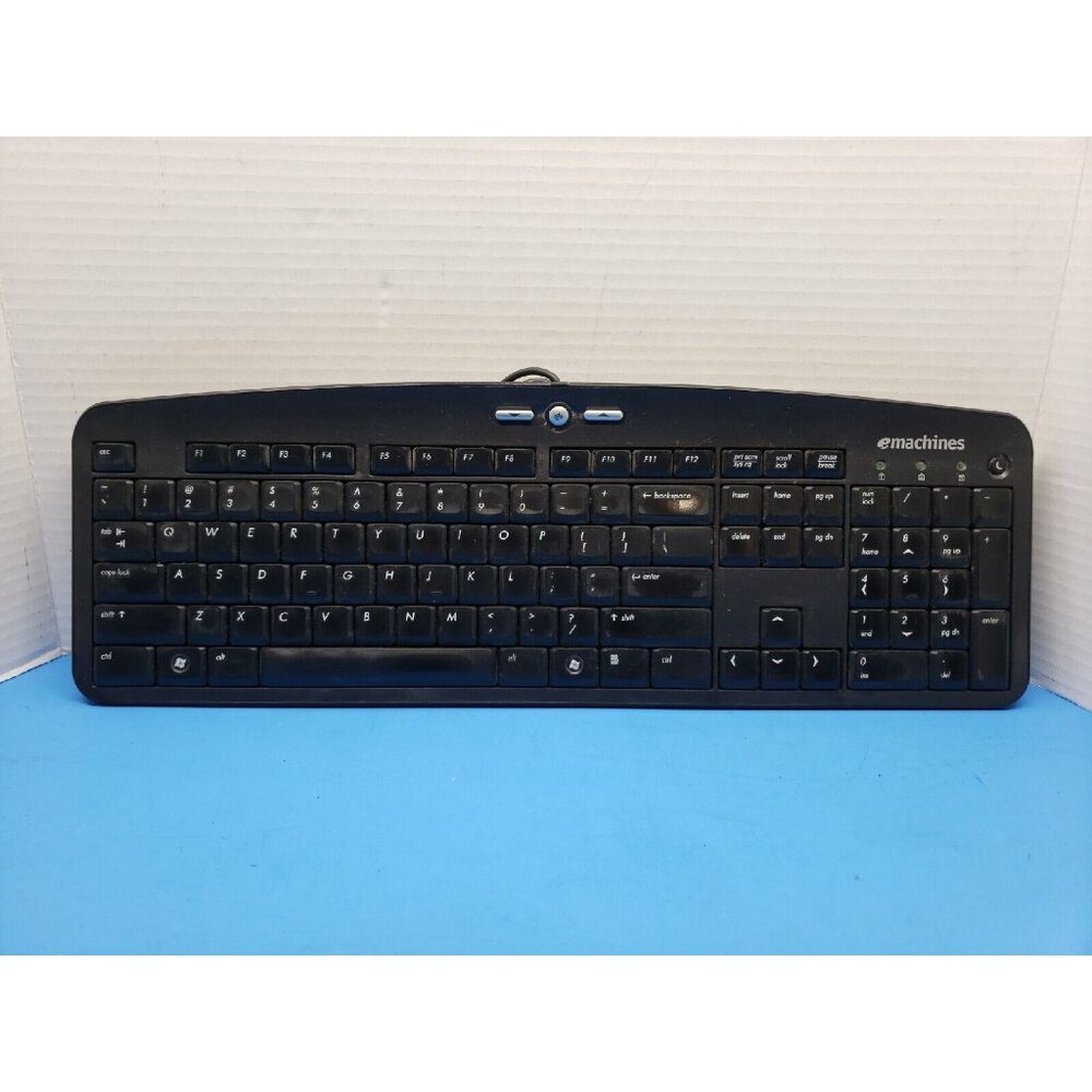 eMachines KB0511 Wired PS/2 Mechanical Black QWERTY English Keyboard
